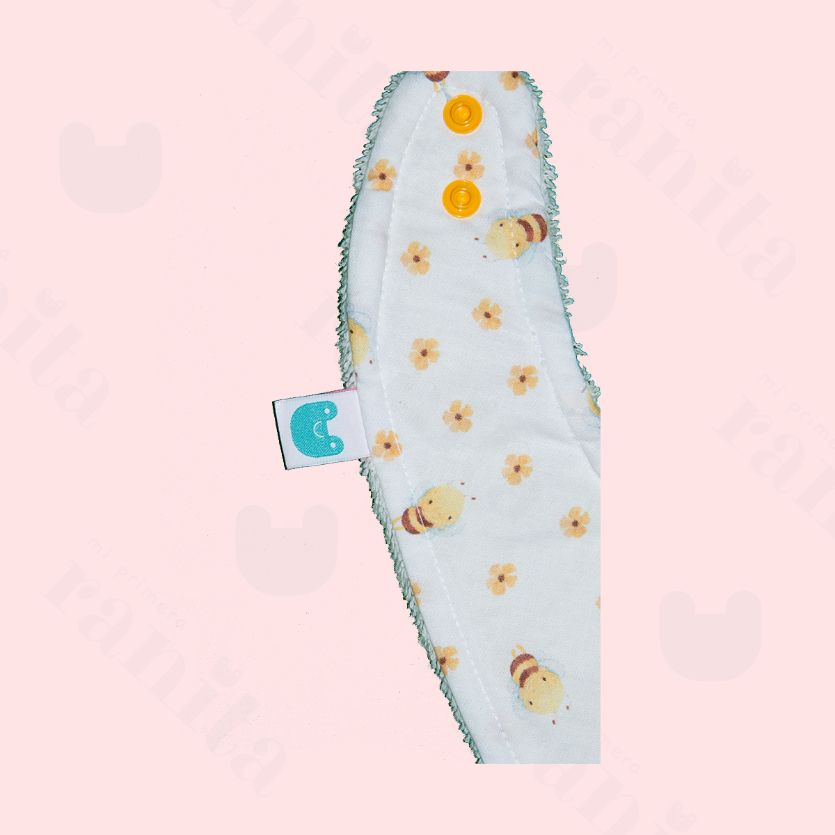 Babero Boomerang Abejitas