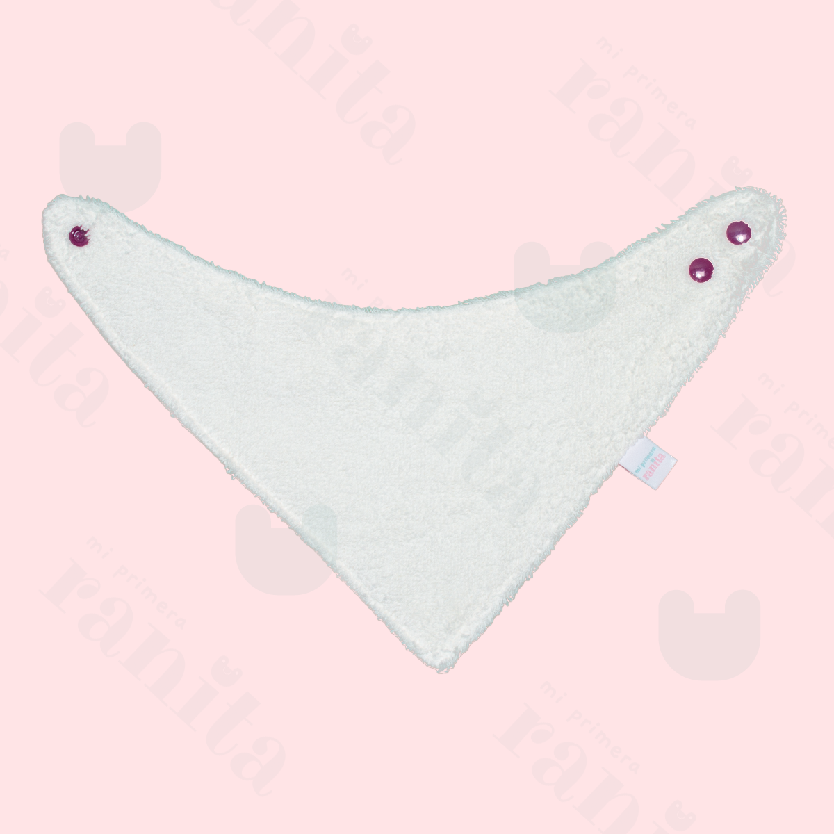 Babero Triangular Corazoncitos